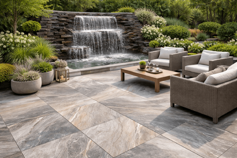 瀑布岩戶外地磚有哪些優點？特色與應用一次看懂